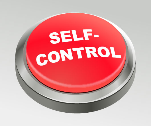 Self Control Red Button Image